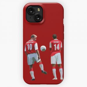 Dennis Bergkamp Thierry Henry iPhone 15 Slim Phone Case Cover
