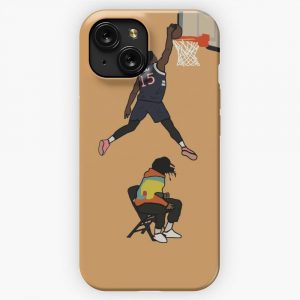 Dennis Smith Jr Nba Slam Dunk Contest Jump Over J Cole New York Knicks iPhone 15 Slim Phone Case Cover