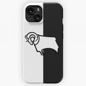 Derby County Fc Logo Panel Split iPhone 15 Slim Phone Case Cover