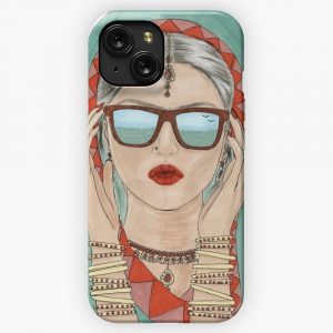 Desi Girl iPhone 15 Slim Phone Case Cover