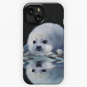 Destiny The Harp Seal iPhone 15 Slim Phone Case Cover