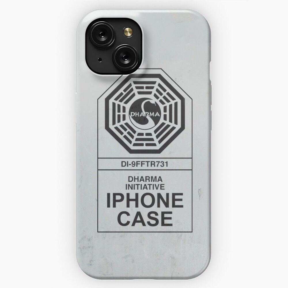 Dharma Initiative Grunge iPhone 15 Slim Phone Case Cover