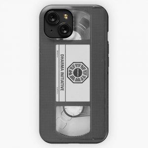 Dharma Initiative Vhs Orientation Tape Lost iPhone 15 Slim Phone Case Cover
