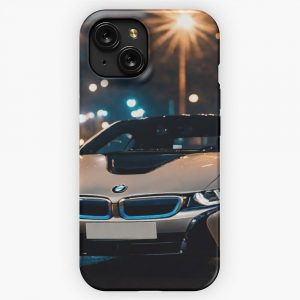 Diamond Inferno Car iPhone 15 Slim Phone Case Cover