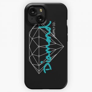 Diamond Supply Co Teal iPhone 15 Slim Phone Case Cover