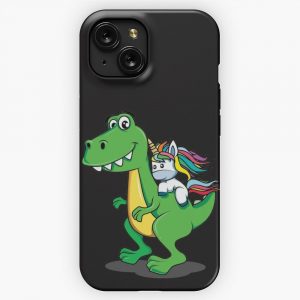 Dino By Unicorn iPhone 15 Slim Phone Case Cover