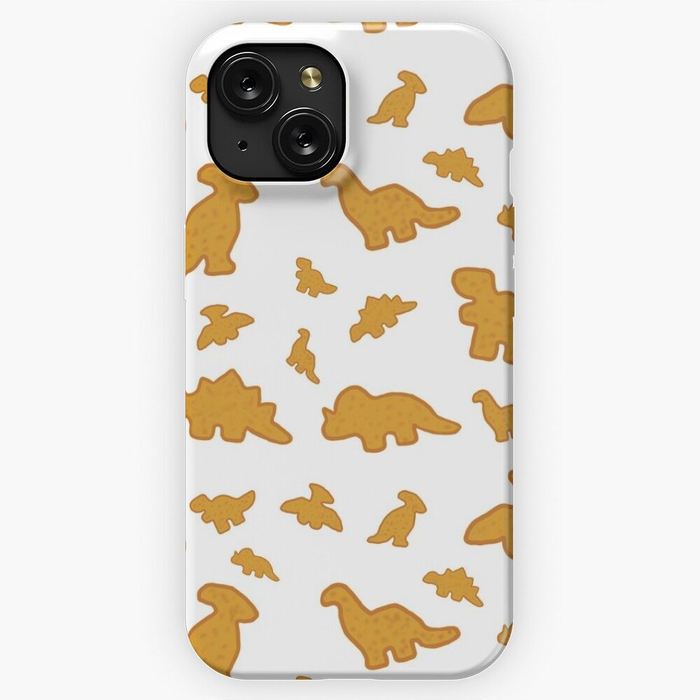 Dino Chicken Nuggets iPhone 15 Slim Phone Case Cover