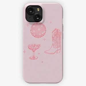 Disco Cowgirl Pink iPhone 15 Slim Phone Case Cover