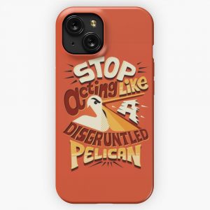 Disgruntled Pelican iPhone 15 Slim Phone Case Cover