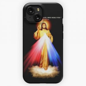 Divine Mercy Lord Jesus I Trust In You iPhone 15 Slim Phone Case Cover