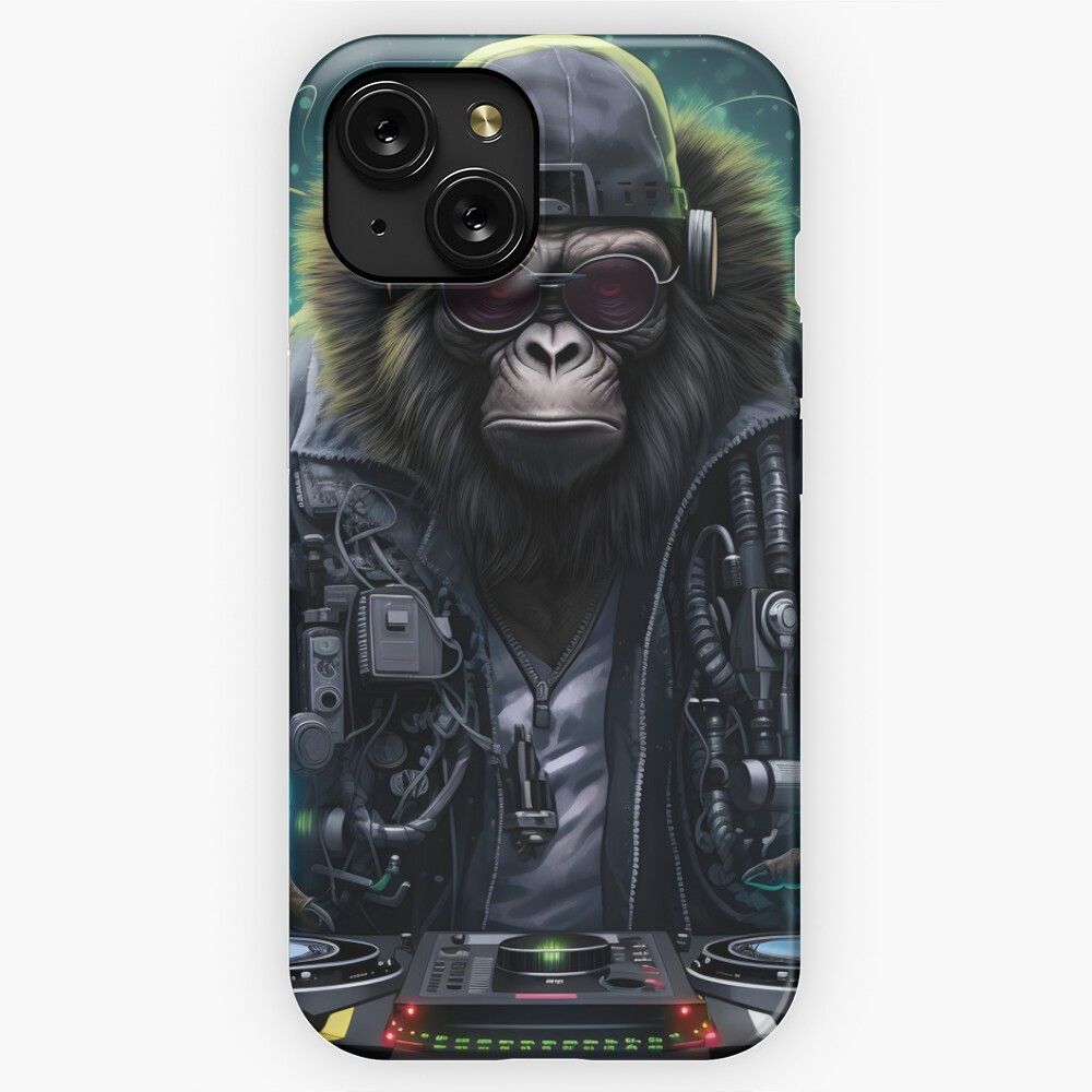 Dj Gorilla iPhone 15 Slim Phone Case Cover