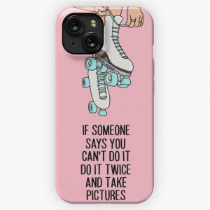 Do It Twice By Sasa Elebea iPhone 15 Slim Phone Case Cover