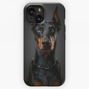 Doberman iPhone 15 Slim Phone Case Cover
