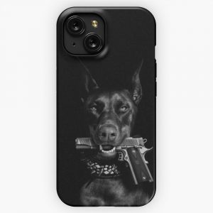 Dobermann iPhone 15 Slim Phone Case Cover