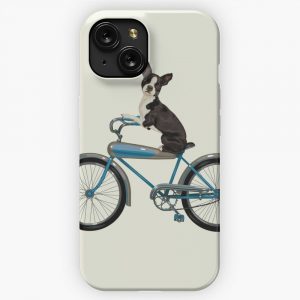 Dog On A Bike iPhone 15 Slim Phone Case Cover