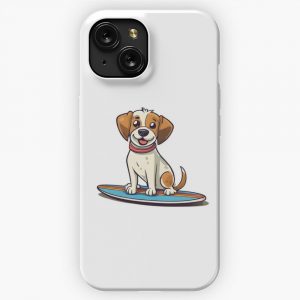Dog On Surfboard 2 iPhone 15 Slim Phone Case Cover