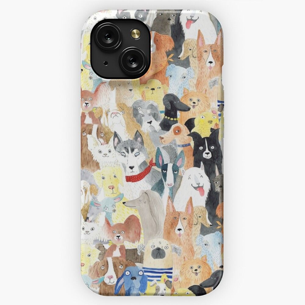 Dogs Dogs Dogs iPhone 15 Slim Phone Case Cover