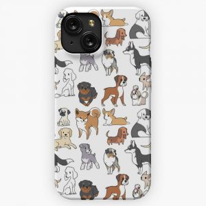 Dogs iPhone 15 Slim Phone Case Cover