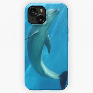 Dolphin iPhone 15 Slim Phone Case Cover