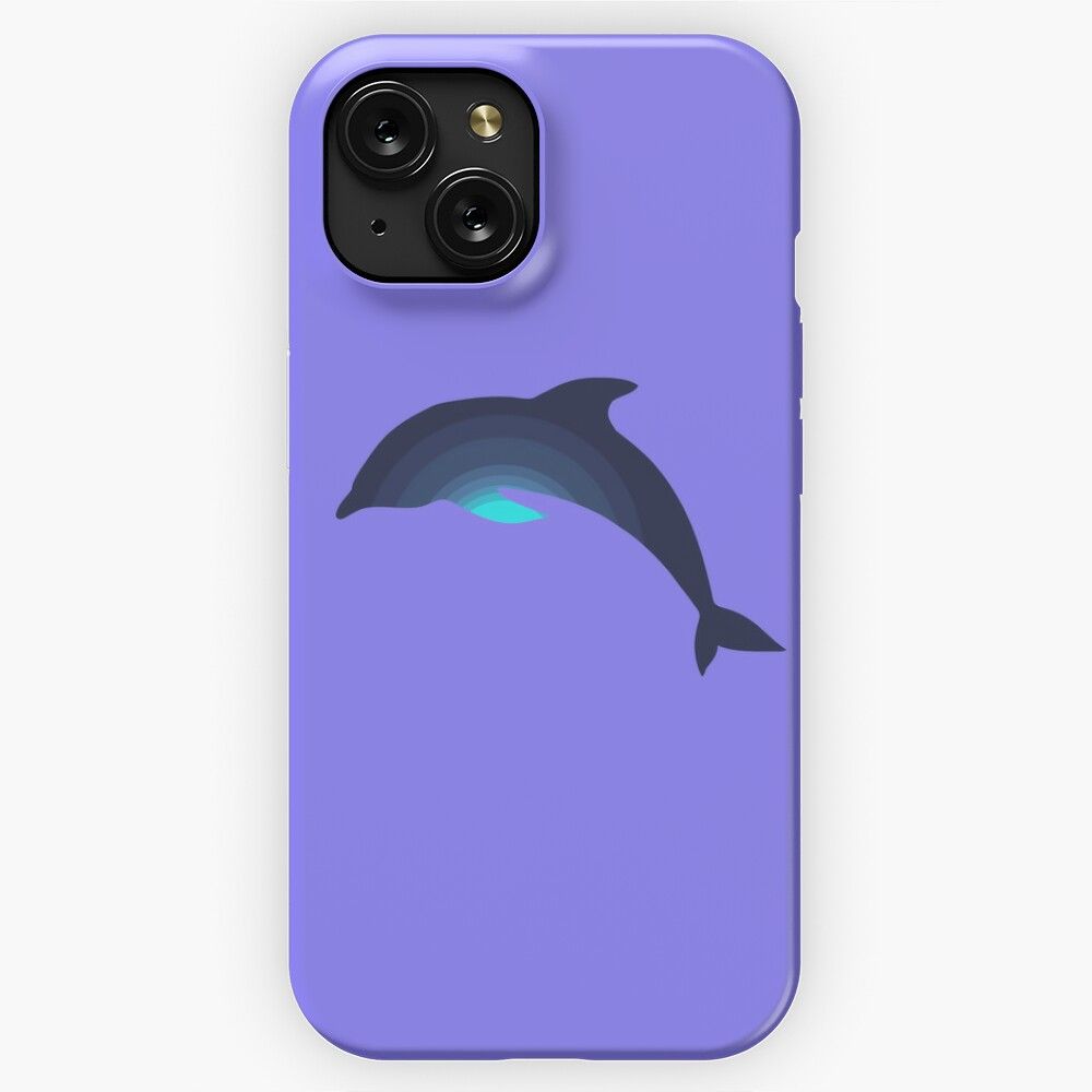 Dolphin Template Legendary Animals iPhone 15 Slim Phone Case Cover