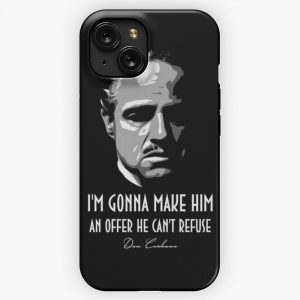 Don Corleone Quote The Godfather iPhone 15 Slim Phone Case Cover