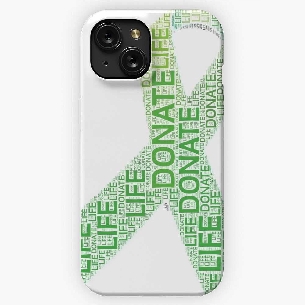 Donate Life Organ Donor Advocate Gift Organ Donation iPhone 15 Slim Phone Case Cover