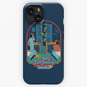 Dont Fall Asleep iPhone 15 Slim Phone Case Cover