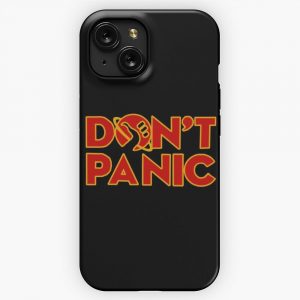 Dont Panic The Hitchhikers Guide To The Galaxy iPhone 15 Slim Phone Case Cover