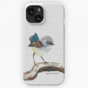 Dont Worry Bird Watercolor Matthew 626 27 iPhone 15 Slim Phone Case Cover