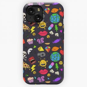 Doodle Mashup iPhone 15 Slim Phone Case Cover