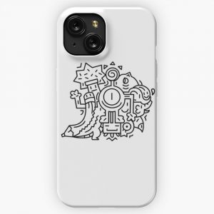 Doodle Moster iPhone 15 Slim Phone Case Cover