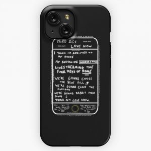 Doom Days By Bastille Lyrics Design Digital Art iPhone 15 Slim Phone Case Cover