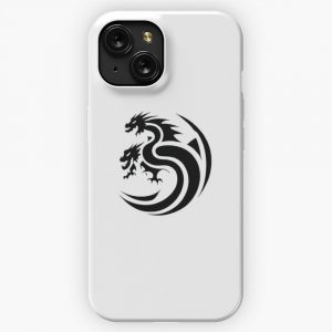 Double Headed Dragon iPhone 15 Slim Phone Case Cover