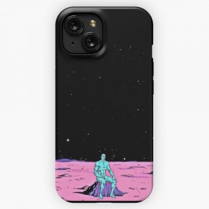 Dr Manhattan Sitting On Mars Comic iPhone 15 Slim Phone Case Cover