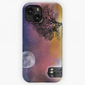 Dr Who Tardis Landscape iPhone 15 Slim Phone Case Cover