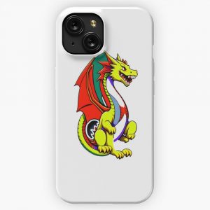 Dragon Art Cool Anime Style Manga Legendary Animals Illustration Gifts For All Dragons Lovers 14 iPhone 15 Slim Phone Case Cover