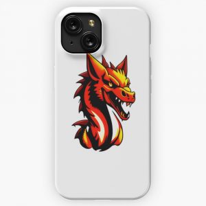 Dragon Art Cool Anime Style Manga Legendary Animals Illustration Gifts For All Dragons Lovers 7 iPhone 15 Slim Phone Case Cover