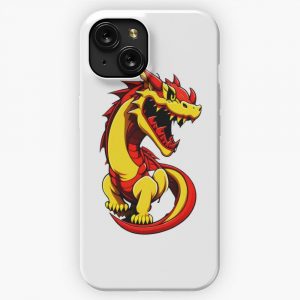 Dragon Art Cool Anime Style Manga Legendary Animals Illustration Gifts For All Dragons Lovers 8 iPhone 15 Slim Phone Case Cover
