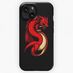 Dragon Art Cool Anime Style Manga Legendary Animals Illustration Gifts For All Dragons Lovers 9 iPhone 15 Slim Phone Case Cover