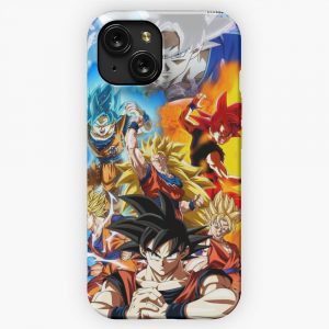 Dragon Ball Super Super Saiyan Goku iPhone 15 Slim Phone Case Cover
