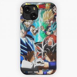 Dragon Ball Super Vegeta And Goku iPhone 15 Slim Phone Case Cover