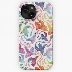 Dragon Fire Rainbow iPhone 15 Slim Phone Case Cover