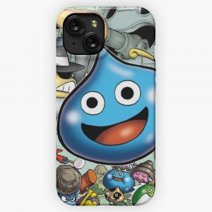 Dragon Quest Slime Print iPhone 15 Slim Phone Case Cover