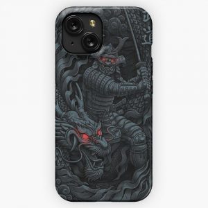Dragon Samurai iPhone 15 Slim Phone Case Cover