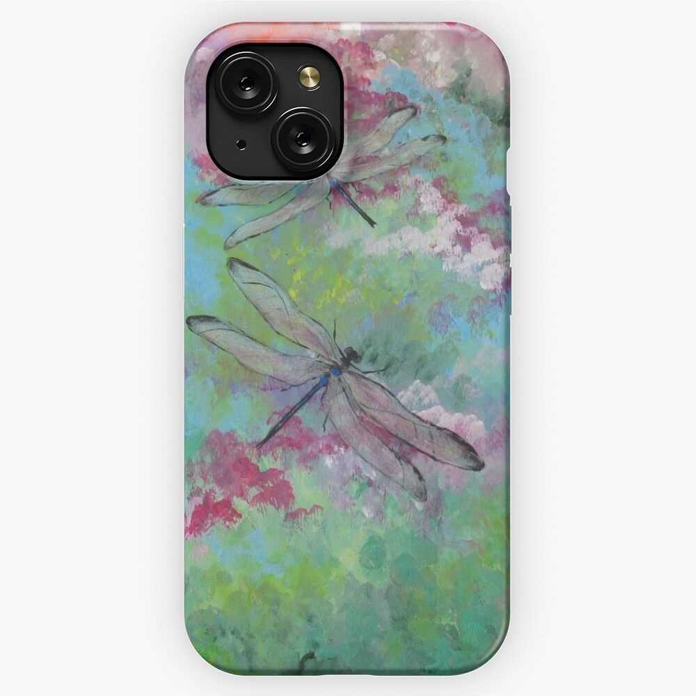 Dragonfly Dream iPhone 15 Slim Phone Case Cover