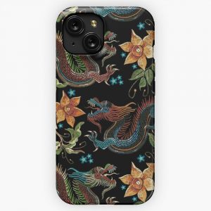 Dragons And Narcissus iPhone 15 Slim Phone Case Cover