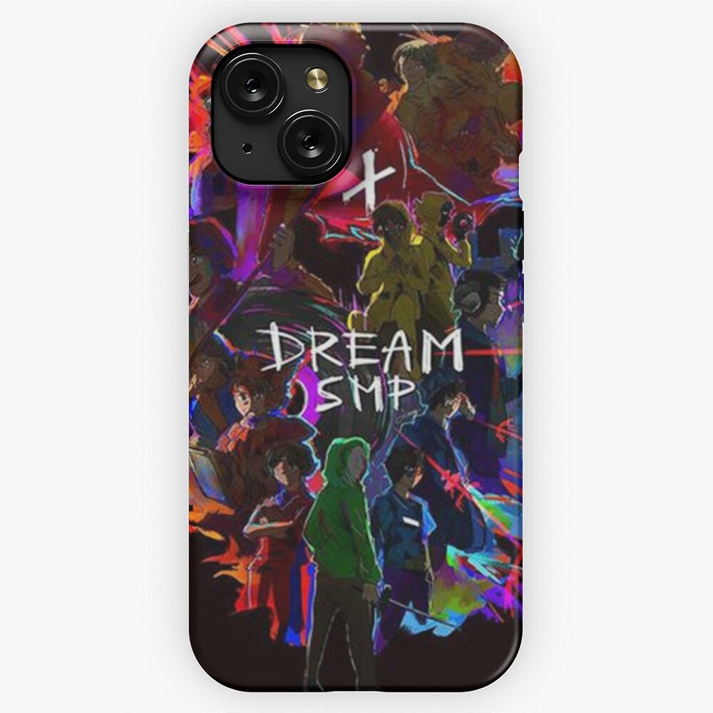 Dream Smp Black Anime iPhone 15 Slim Phone Case Cover
