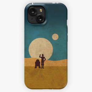 Droids In The Dunes iPhone 15 Slim Phone Case Cover
