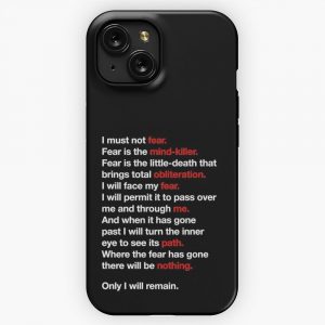 Dune Litany Against Fear iPhone 15 Slim Phone Case Cover