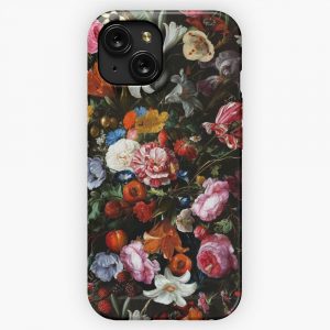 Dutch Midnight Botanical Night Garden iPhone 15 Slim Phone Case Cover